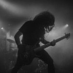 Scena na koncercie wraz z muzykami. Koncert zespołu Shodan.